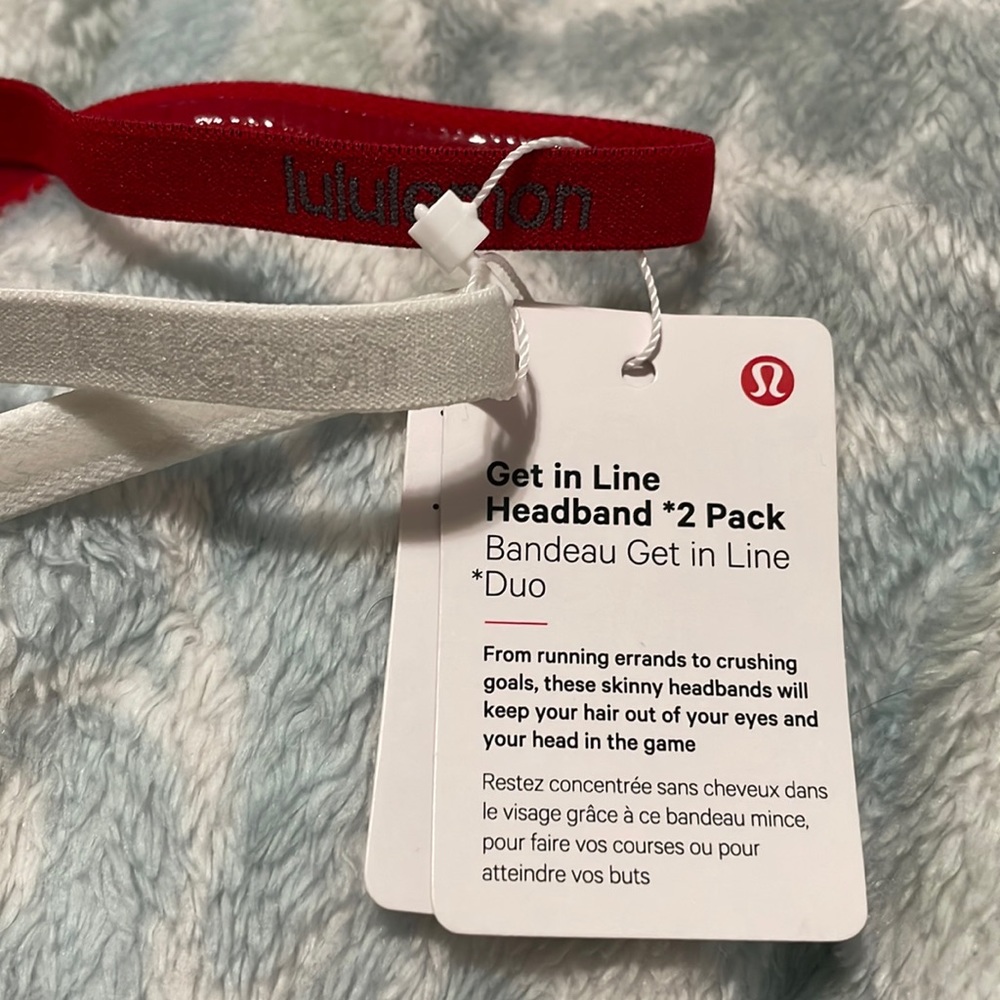 NWT Adjustable Lululemon headbands
